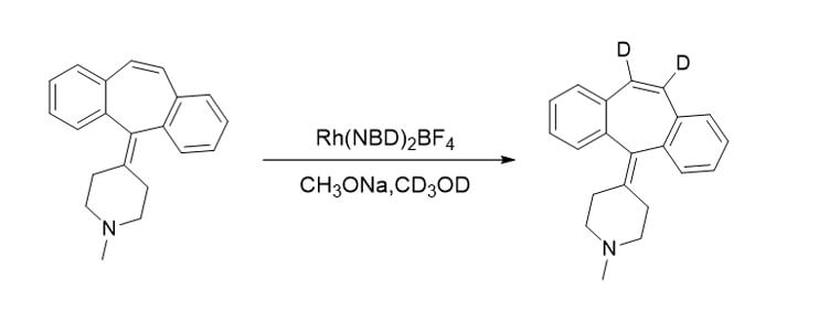 图6-氘代赛赓啶(Cyproheptadine)的合成.jpg 图6-氘代赛赓啶(Cyproheptadine)的合成.jpg